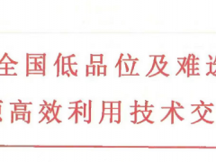 第十届全国低品位及难选冶矿产资源高效利用技术交流会