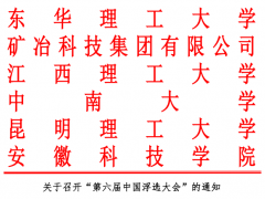 第六届中国浮选大会